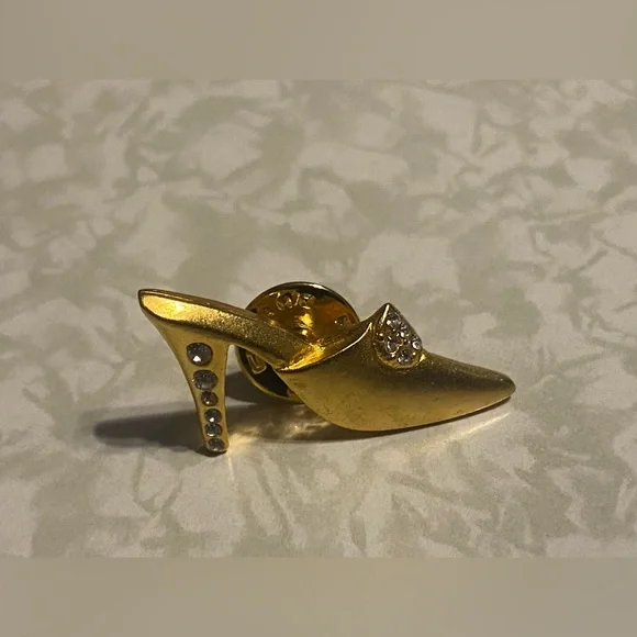 🎁 Vintage Signed JJ Costume Shoe Pin #7663 - Picture 6 of 6